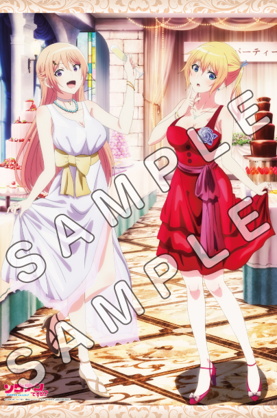 とらのあなアニメ描き下ろしB2タペストリー（絵柄：ほまれ、紫音）